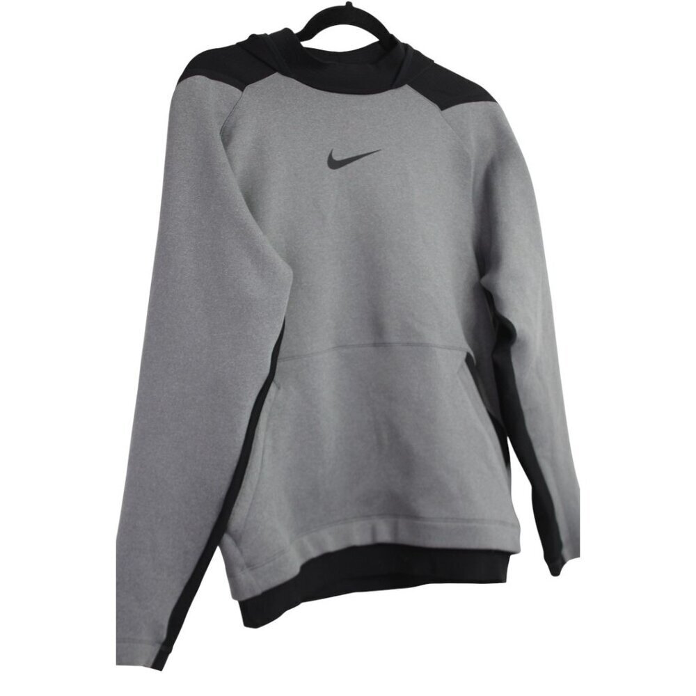 NIKE DRI- FIT Black and Gray Performance Hoodie Size Small